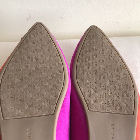 EUC Birdie’s size 9 The Swan slippers. Pink and orange Sangria flats pointed toe - Picture 12 of 13